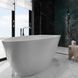 Ванна отдельностоящая матовая Amidicon Santorini 166x78 из литого камня SANTORINI_166_MAT
