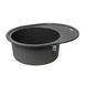 Кухонна мийка Lidz 620x500/200 GRF-13 (LIDZGRF13620500200), Графит