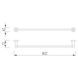Полотенцедержатель Omnires Modern Project gold MP60216GL, Золотой