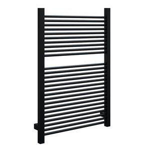 Полотенцесушитель водяной Terma Mike 735x530 Ral 9005 Soft WGMIK073053KS95SX, Черный матовый