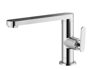 Смеситель для умывальника Kohlman Boxine Long хром низкий QB150B, Хром