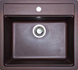 Кухонна мийка Adamant Step 565x500x190 mokko 462223, Цемент матовий