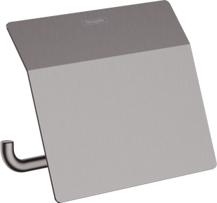 Тримач паперу закритий Hansgrohe AddStoris Brushed Black 41753340