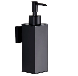 Дозатор для жидкого мыла Mexen Square Black MEX-70628-70, Хром