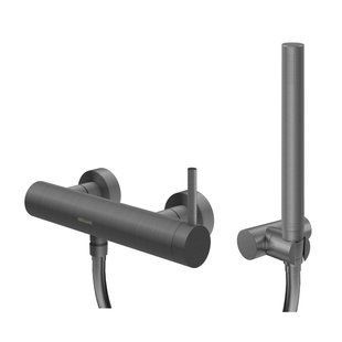 Смеситель для душа Kohlman Axel graphite настенный KPL-QW120AG, Графит