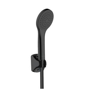 Душовий гарнітур Imprese Modus лійка 1 режим, тримач, шланг 1500 мм PVC black matt f03808210SP, Черный матовый