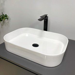 Умывальник VBI Vestone 55 white накладний VBI-017001, Білий