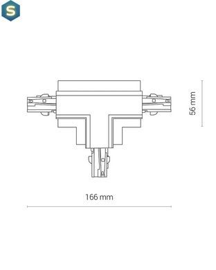 Соединитель Nowodvorski 8681 Ctls Recessed Power T Connector, Right 2 T-r2 IP20 Wh