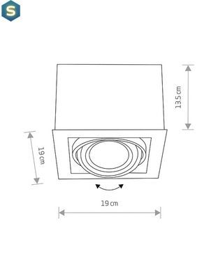 Точечный светильник Nowodvorski 9497 Box GU10, ES111 1x15W IP20 Wh