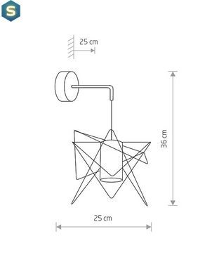 Бра Nowodvorski 8285 Gstar GU10 1x10W IP20 Bl