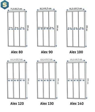 Душевая дверь Rea Alex 120 brushed gold REA-K2501, прозрачный, золотой