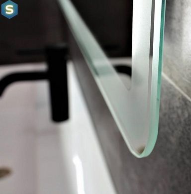 Дзеркало Dusel DE-M3051 75x120 см Збільшувальна лінза + сенсорне включення + підігрів, Білий