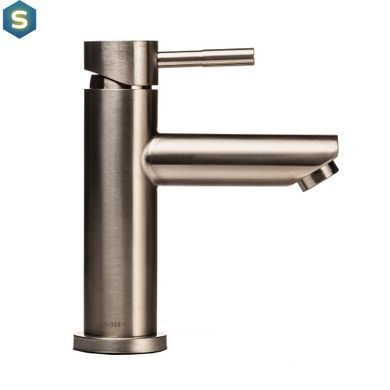 Смеситель для умывальника Globus Lux Alpen SBT1-101, Графитовый хром
