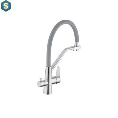 Змішувач для кухні з підключенням до фільтру Kroner KRP Edelstahl Klassisch - ESG03817GRA CV027937, Нержавіюча сталь