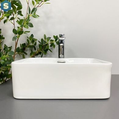 Умивальник (раковина) VBI ARABBA S WHITE накладний, Білий