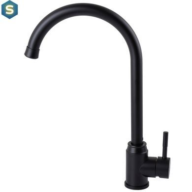 Смеситель для кухни Globus Lux Alpen SUS-203S-MOD-BB, Черный матовый