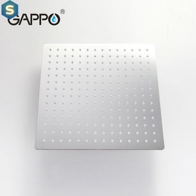 Тропічний душ Gappo G28, 200x200 мм, нержавіюча сталь, хром, Хром