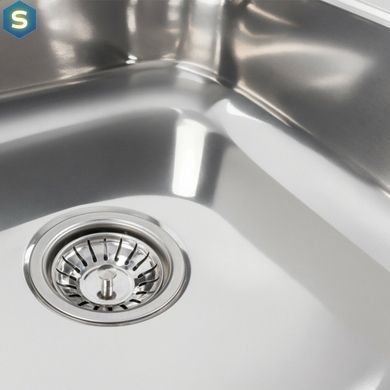 Кухонна мийка з нержавіючої сталі Valeso поліровка 8050 R (0,7/160 мм), Polish