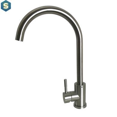 Смеситель для кухни MixMira MS1-203S, Графитовый хром