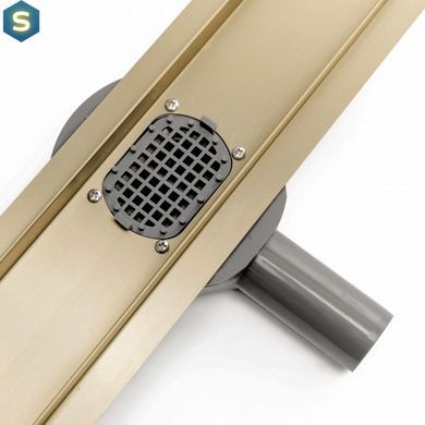 Душовий канал Rea Pure Neo mirror gold pro 100 см REA-G5611