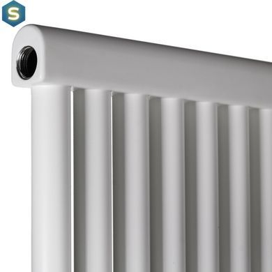 Дизайнерский радиатор Betatherm PS Style 1 H-1800 мм, L-405 мм, белый, нижнее подключение PS 1180/11 9016M 99, Белый матовый