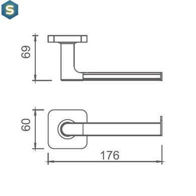 Тримач туалетного паперу Devit Laguna Toilet roll holder 6740110, Хром