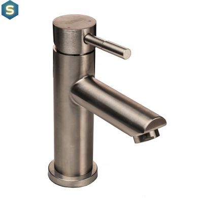 Смеситель для умывальника Globus Lux Alpen SBT1-101, Графитовый хром
