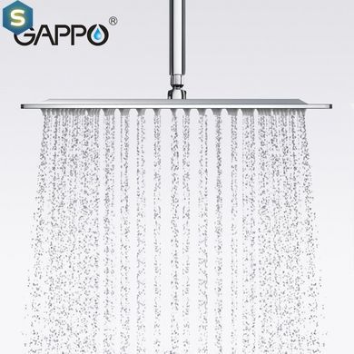 Тропічний душ Gappo G28, 200x200 мм, нержавіюча сталь, хром, Хром