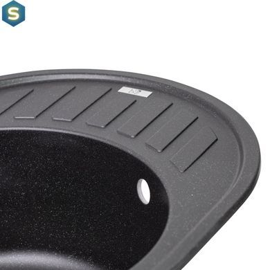 Кухонная мойка Lidz 620x500/200 BLM-14 (LIDZBLM14620500200), Черный/золото