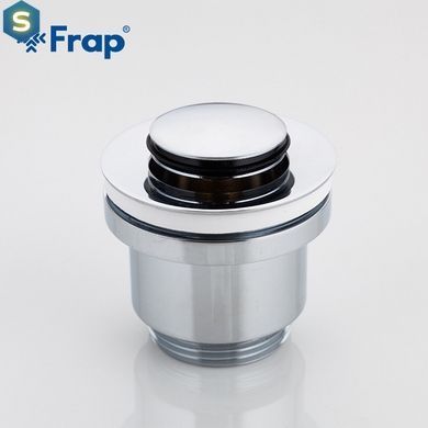Донний клапан Frap F61, автомат, 1 1/4", хром, Хром