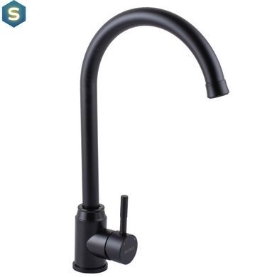 Смеситель для кухни Globus Lux Alpen SUS-203S-MOD-BB, Черный матовый