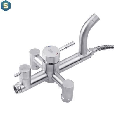 Душевая система Kroner KRP Edelstahl Klassisch - ESG063 CV022977, Хром матовый