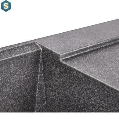 Кухонна мийка Lidz 790x495/230 BLA-03 (LIDZBLA03790495230), Чорний/золото