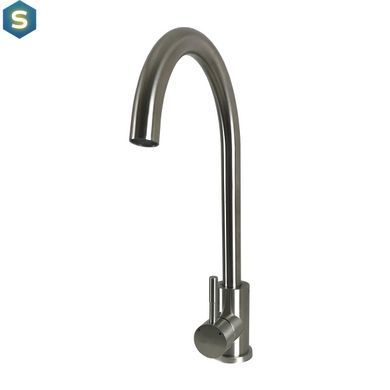 Смеситель для кухни MixMira MS1-203S, Графитовый хром