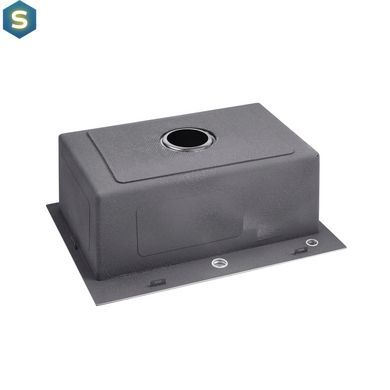Кухонна мийка Kroner KRP Schwarze - 5843HM PVD (3,0/1,0 мм) CV022794, Чорний/золото