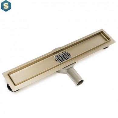 Душовий канал Rea Pure Neo mirror gold pro 100 см REA-G5611