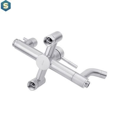 Душевая система Kroner KRP Edelstahl Klassisch - ESG063 CV022977, Хром матовый