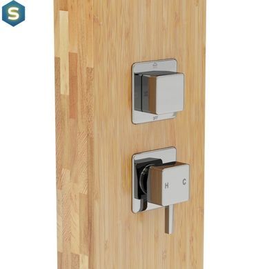 Душова панель Corsan Bao bamboo хром B022MCH, Дуб