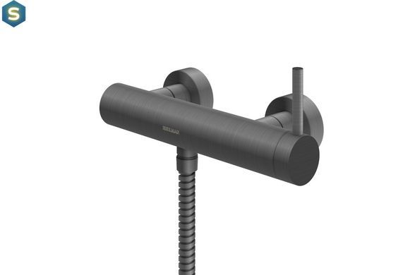 Змішувач для душу Kohlman Axel graphite настінний KPL-QW120AG, Графит