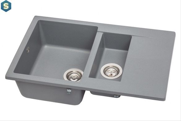 Кухонна мийка гранітна Miraggio LaPas gray 786x489x203 00208006, Каппучино