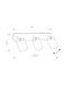 Спот Nowodvorski 6136 Eye spot GU10 3x10W IP20 Gr