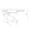 Трековий світильник Nowodvorski 10374 Profile Tinos Led 1x20W 3000K 1800Lm IP20 Wh