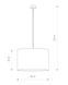 Люстра Nowodvorski 3466 Alice E27 1x60W IP20 Bl