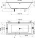 Ванна акрилова Ravak Formy 01 Slim 170x75 C691300000, Білий