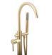 Змішувач для ванни Rea Mono brushed gold підлоговий REA-B2716, Золотий