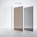Душова стінка Rea Flexi 120x195 transparent brushed gold KPL-K99260, прозорий, золотий