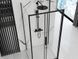 Душова кабіна Rea Rapid Slide 110x100 black пристінна REA-KPL-09879, Черный матовый, Універсальна, прозорий, чорний матовий