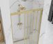 Душевая дверь Rea Alex 120 brushed gold REA-K2501, прозрачный, золотой