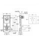 Инсталляция скрытого монтажа для унитаза Grohe RAPID SL 38722001+37131000