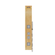 Душова панель Corsan Bao bamboo хром B022MCH, Дуб